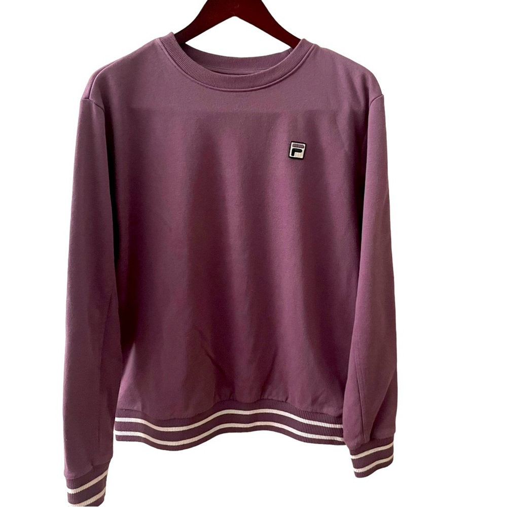 FILA Womens Crew neck sweater/ track in size CL